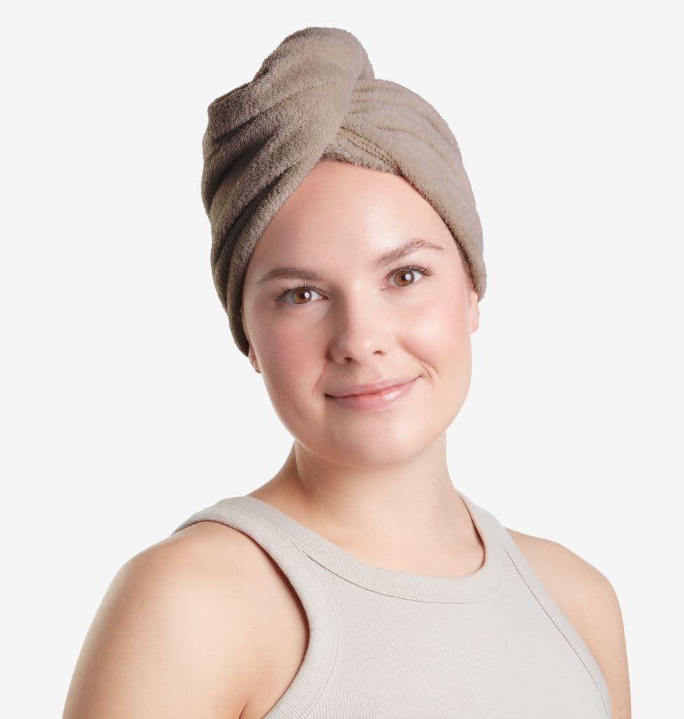 Turbante TUNADAL 2 unidades areia/rosa