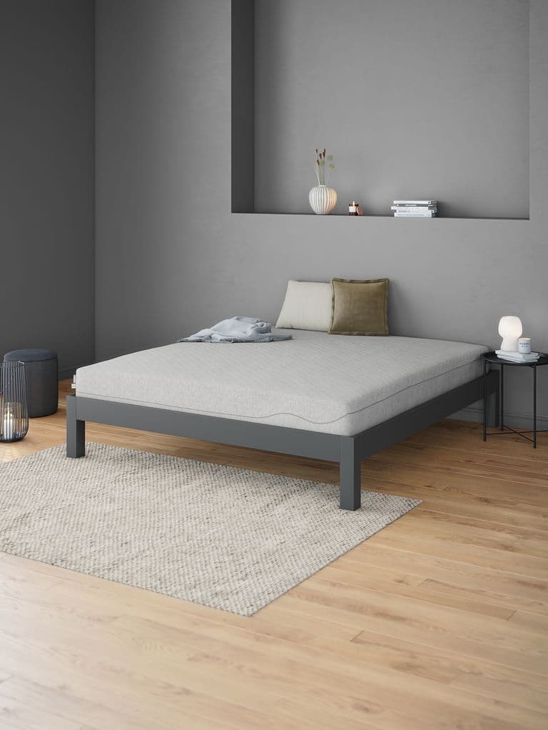 Colchão espuma 160x190cm WELLPUR KVITA GF85 cinzento