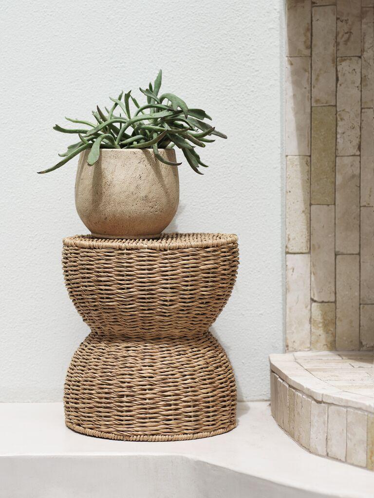 Pedestal VIGG Ø35xA37cm natural