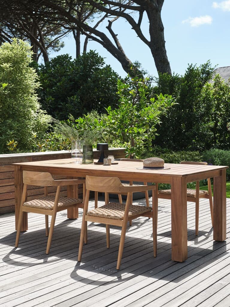 DRAMMEN C210 mesa teca + 4 TOREKOV cadeira teca