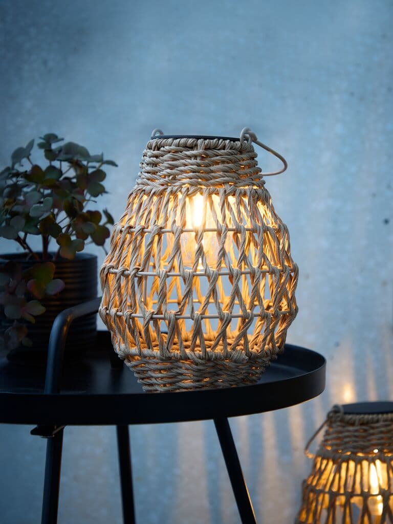 Candeeiro decorativo BREMSE Ø18xA22cm natural