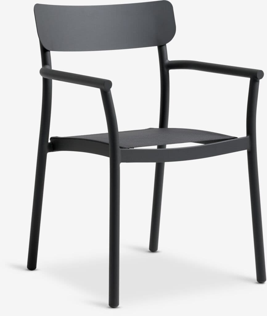 Cadeira empilhável VESTAMAGER cinzento