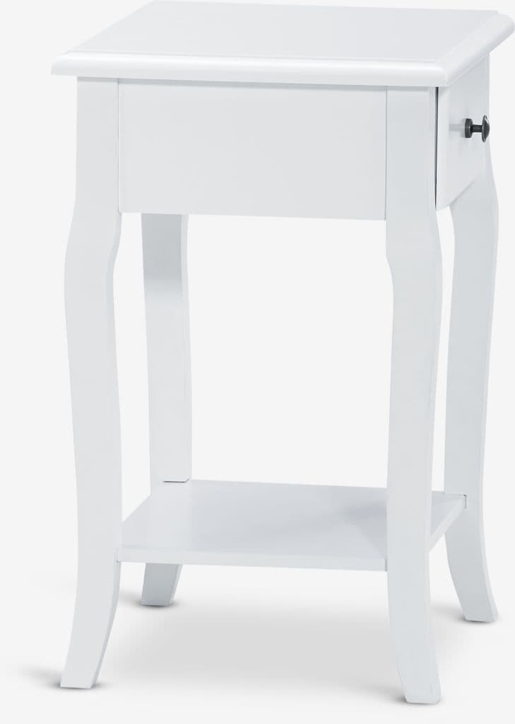 Mesa de cabeceira MALLING 1 gaveta 1 prateleira branco