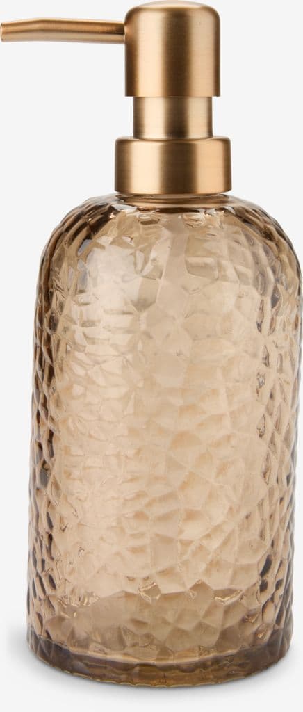 Dispensador de sabão GENEVAD vidro reciclado castanho