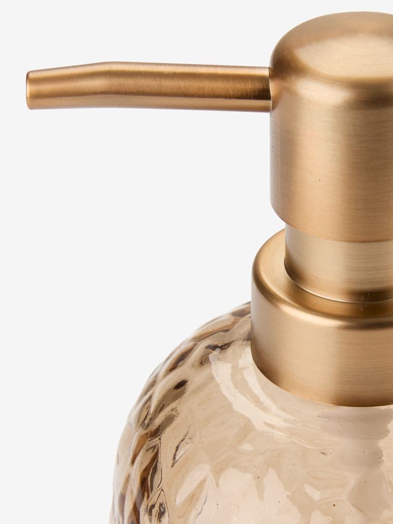 Dispensador de sabão GENEVAD vidro reciclado castanho