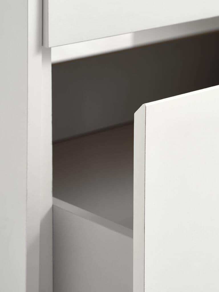 Cama com arrumação TANGBJERG 90/180x200 branco