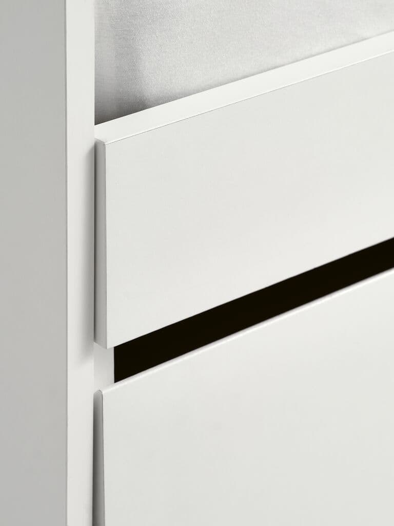 Cama com arrumação TANGBJERG 90/180x200 branco