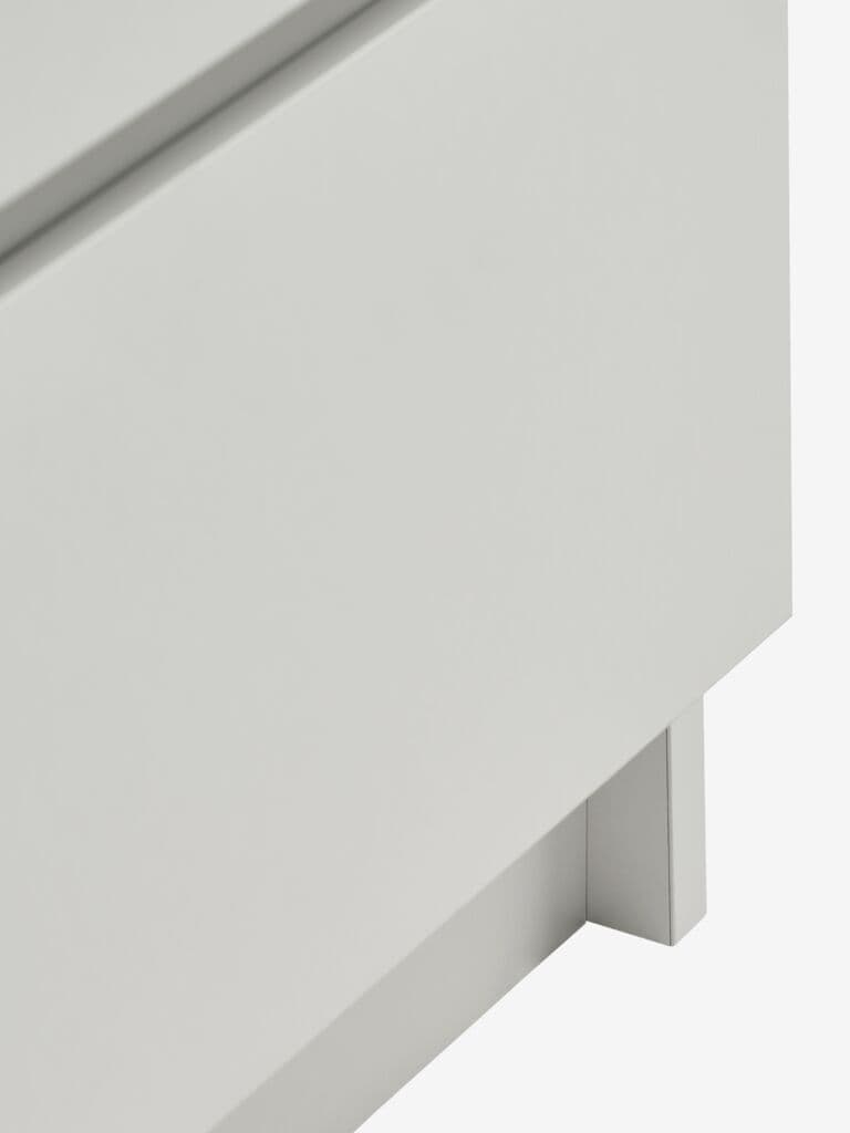 Mesa de cabeceira LIMFJORDEN 2 gavetas branco