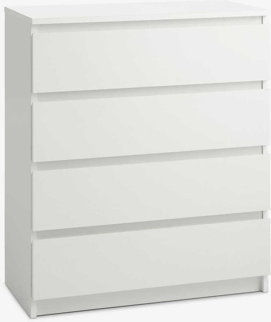 Cómoda TANGBJERG 4 gavetas branco