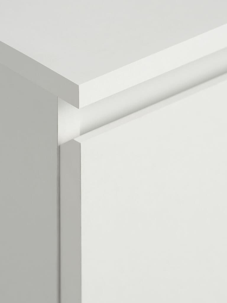 Cómoda TANGBJERG 4 gavetas branco