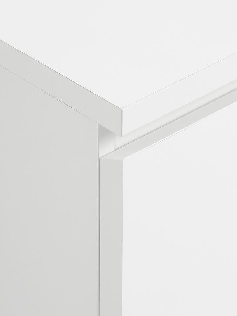 Cómoda LIMFJORDEN 3+3 gavetas branco