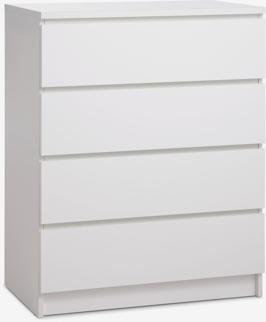 Cómoda LIMFJORDEN 4 gavetas branco