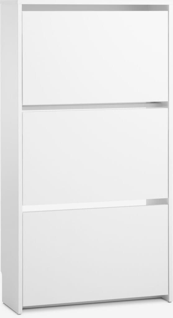 Sapateira BAKHUSE 3 compartimentos branco