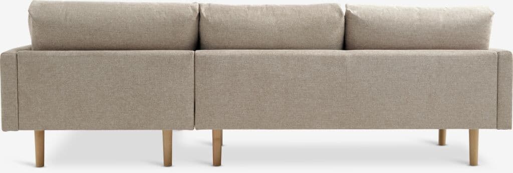 Sofá HVIDBJERG chaise-longue areia