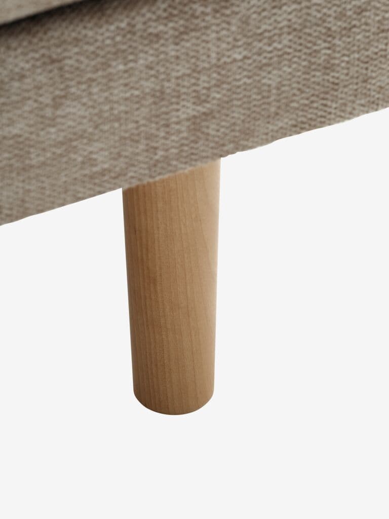 Sofá HVIDBJERG chaise-longue areia
