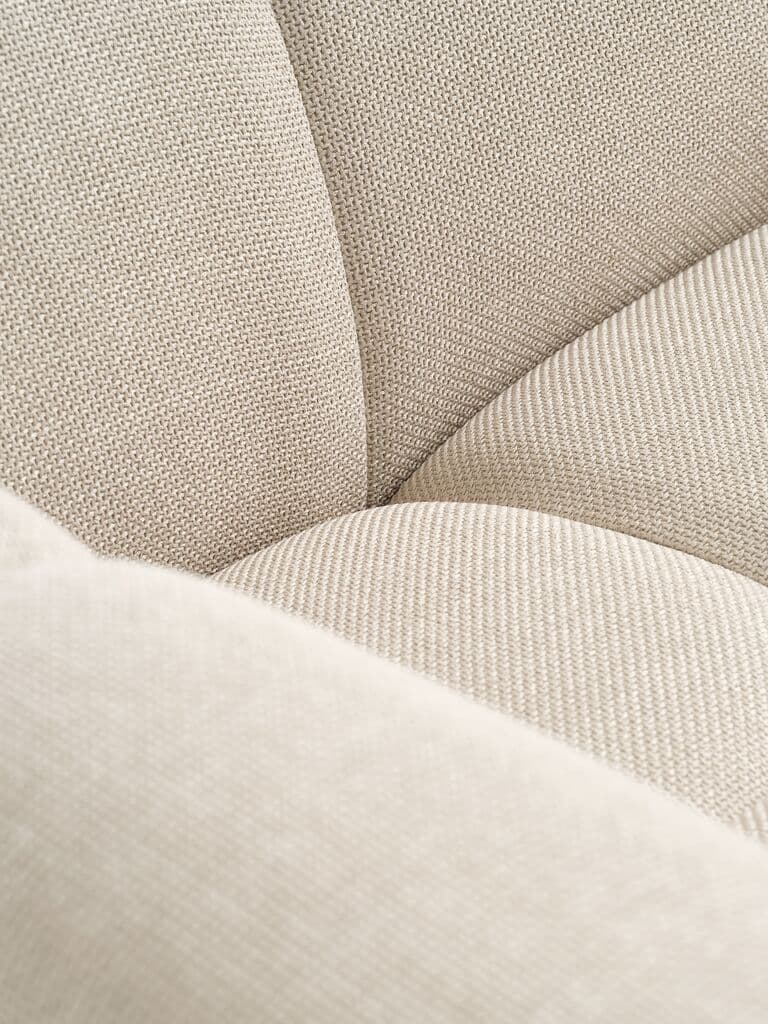Sofá ALLESE chaise-longue esquerda tecido bege
