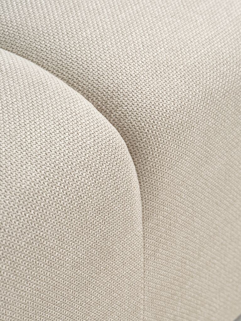 Sofá ALLESE chaise-longue esquerda tecido bege