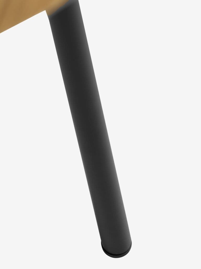 Mesa de apoio NYBO Ø40 cor carvalho/preto