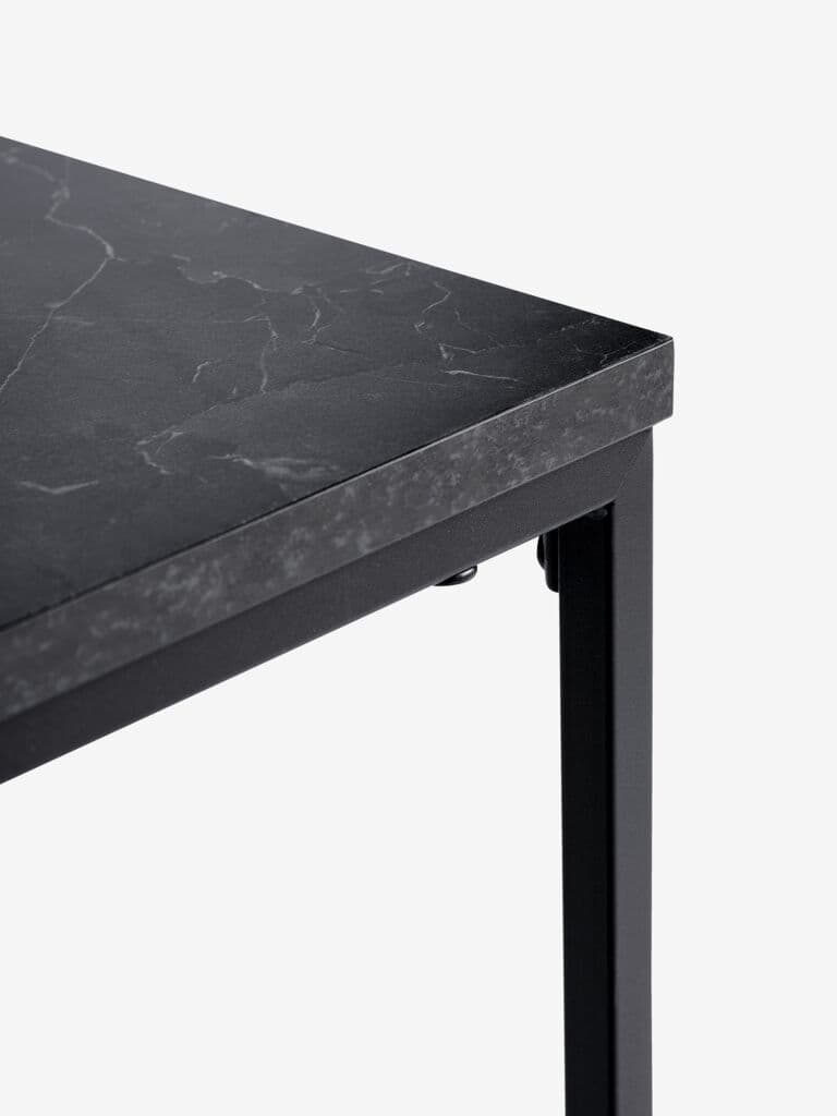 Mesa de centro TROSTERUD 50x100 cor mármore/preto