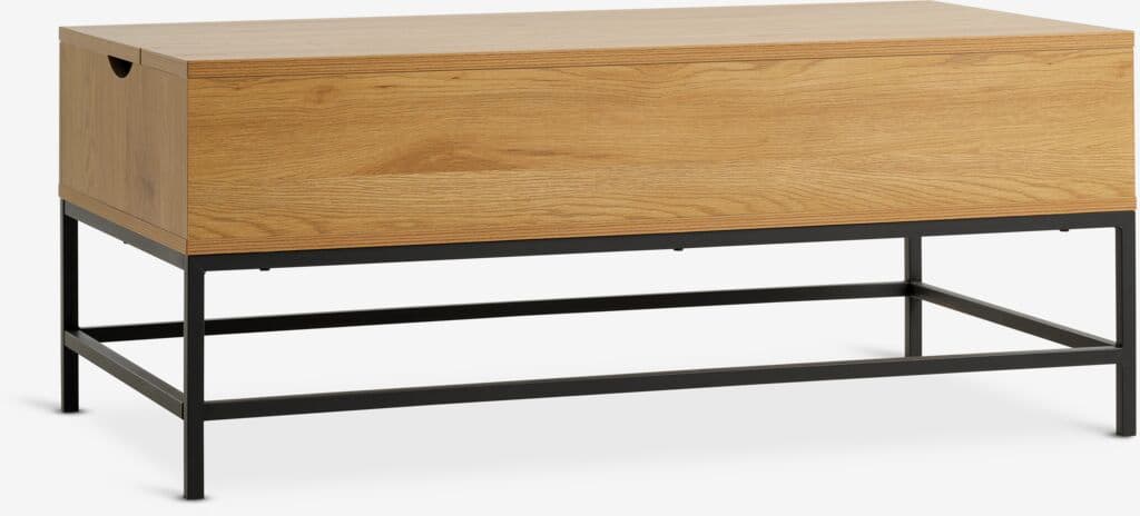 Mesa de centro AABENRAA C110 tampo c/elevação arrum cor carv