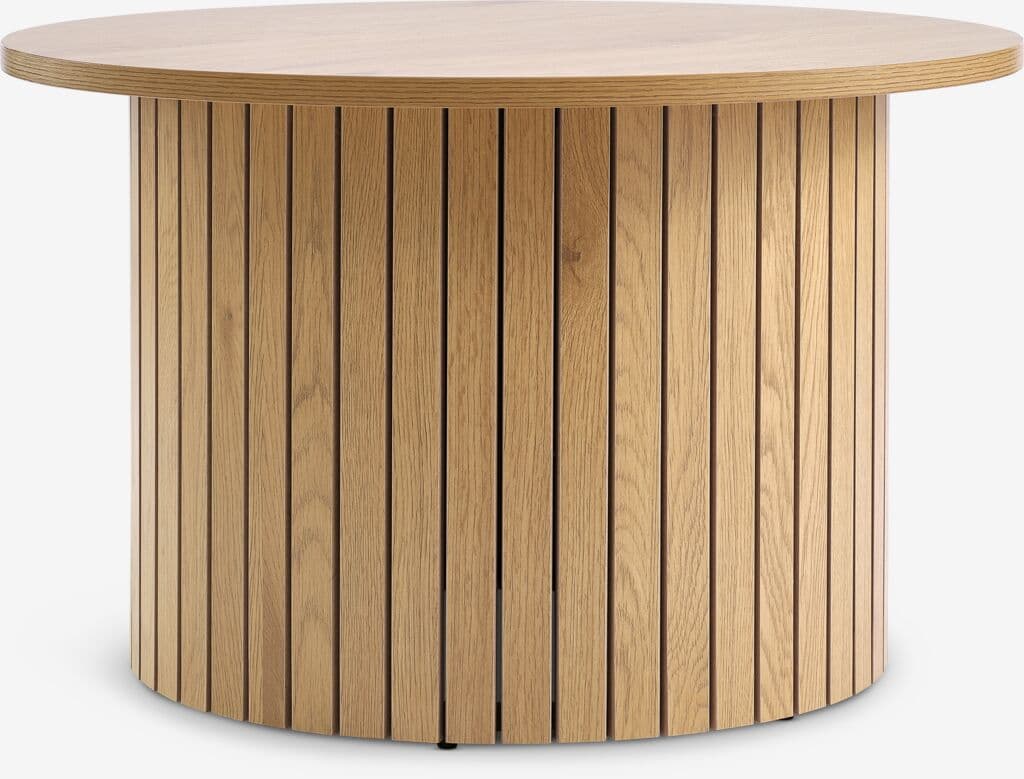 Mesa de centro SPODSBJERG Ø67 cor carvalho