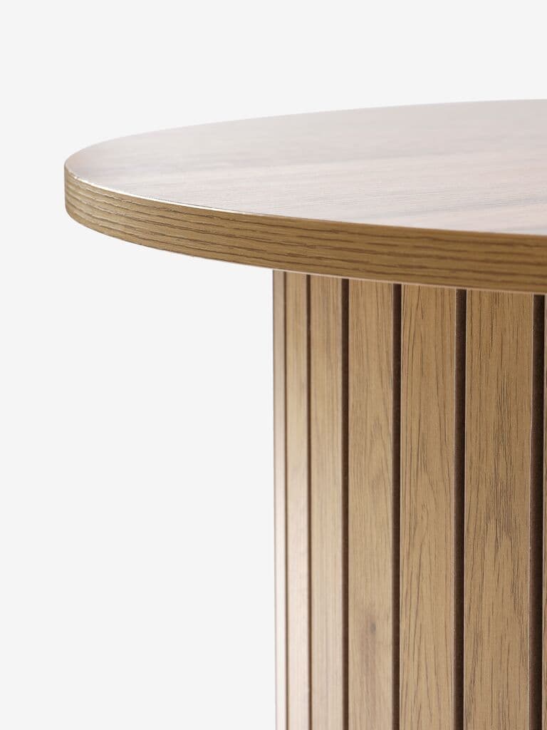 Mesa de centro SPODSBJERG Ø67 cor carvalho