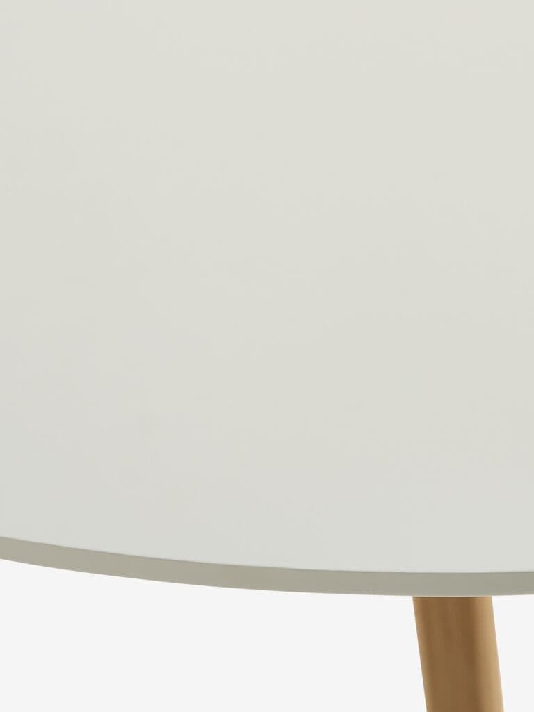 Mesa de apoio TAPS 40x40 branco/bambu
