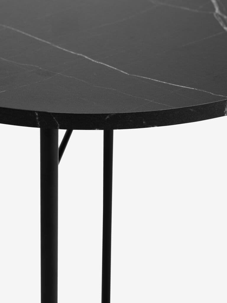 Mesa de apoio TURUP Ø40 cor mármore/preto