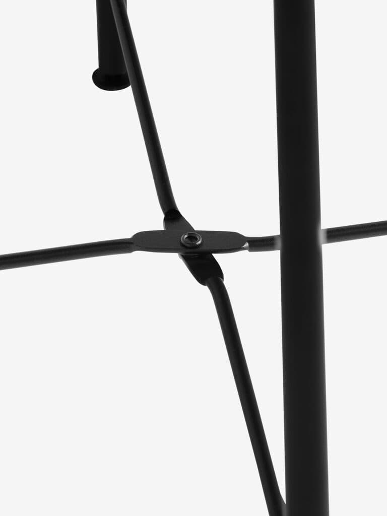 Mesa de apoio TURUP Ø40 cor mármore/preto
