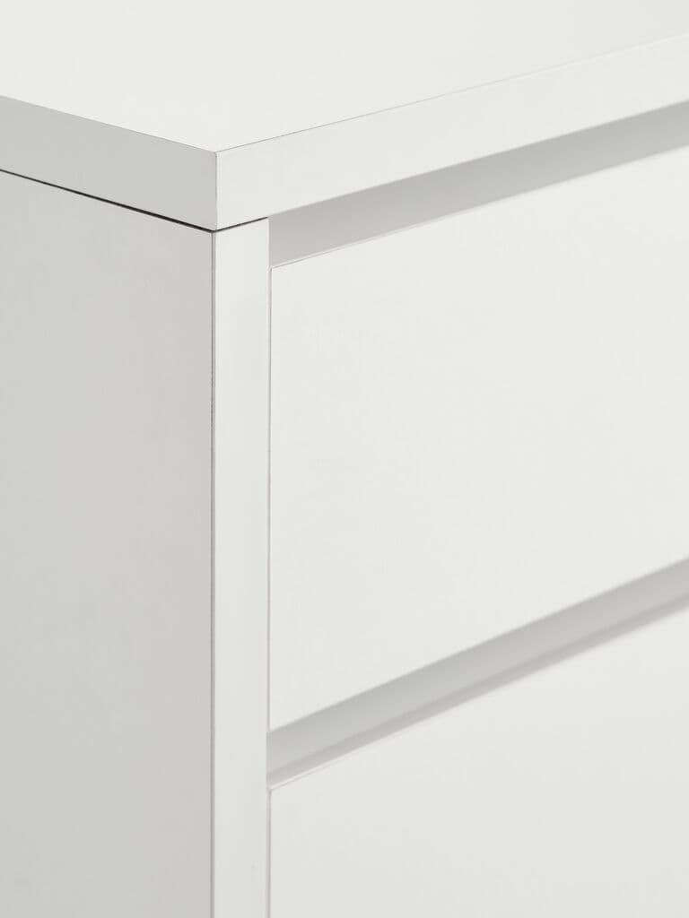 Secretária LIMFJORDEN 60x120 4 gavetas branco