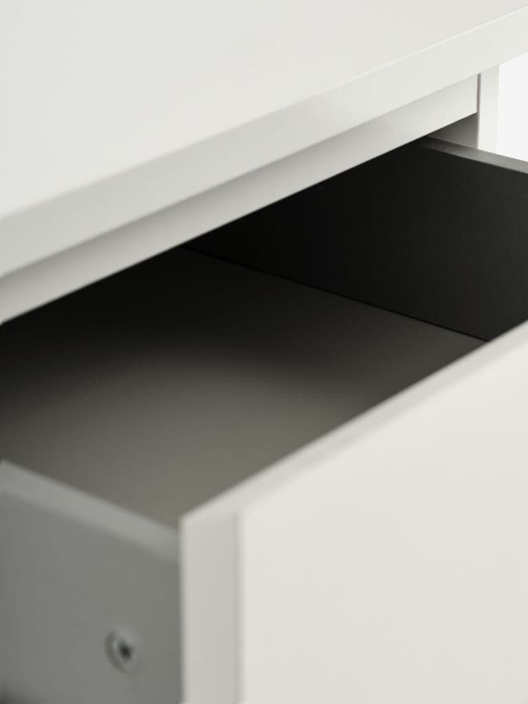Secretária LIMFJORDEN 60x120 4 gavetas branco