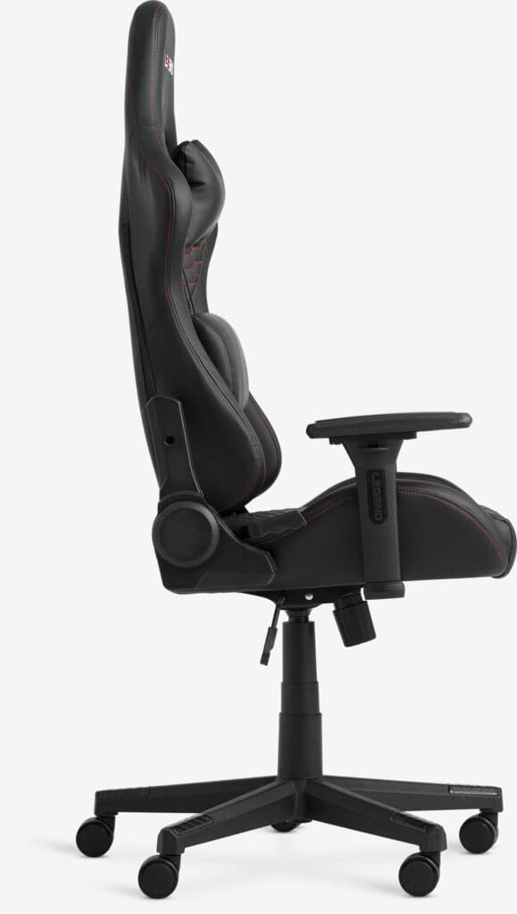 Cadeira gaming NIBE pele sintética preto/vermelho