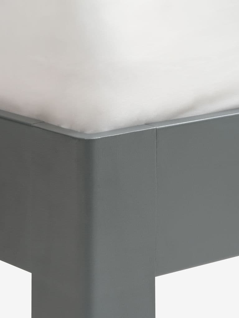 Estrutura de cama KILDEN 180x200 cinzento escuro