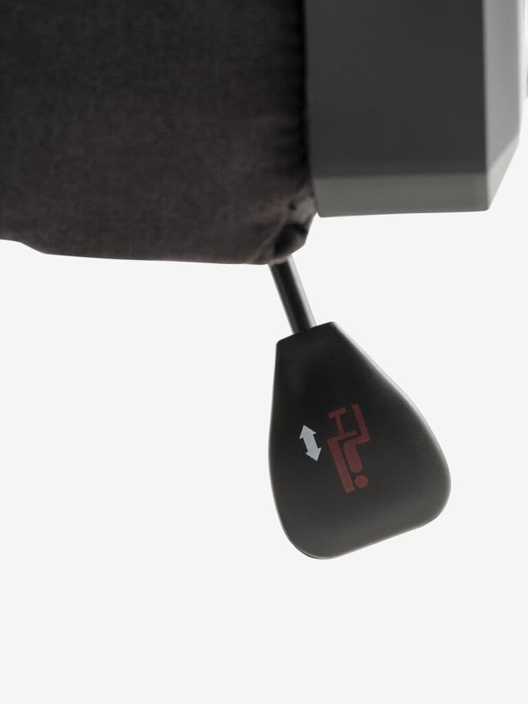 Cadeira gaming ABILDAA tecido cinzento antracite