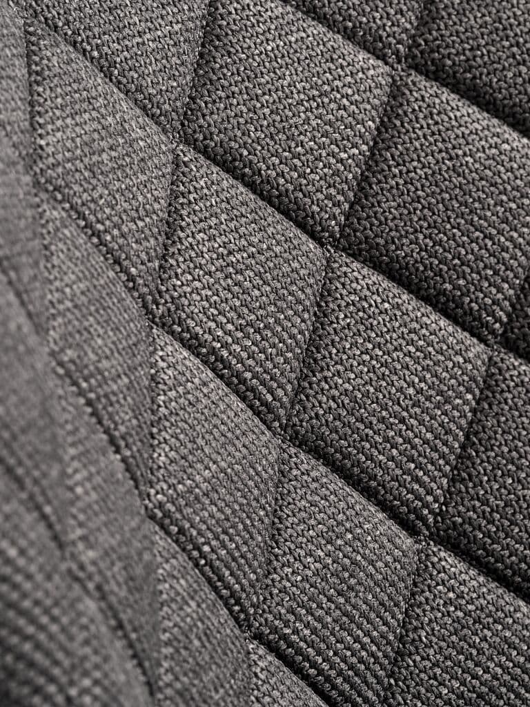 Cadeira de secretária PEBRINGE tecido cinzento escuro/preto