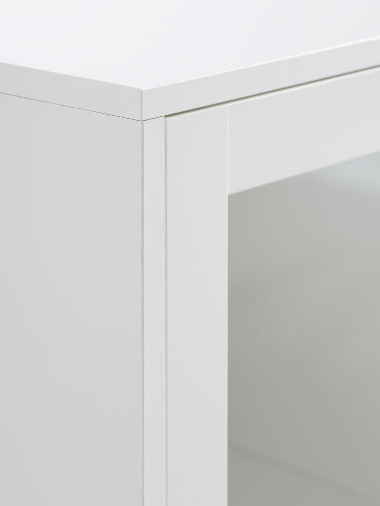 Vitrine SKALS portas de vidro branco