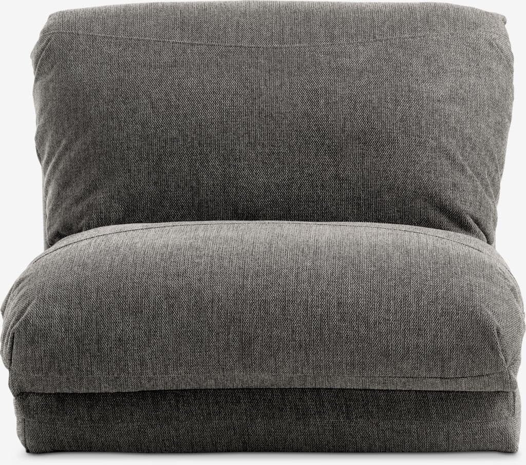 Cadeirão-cama VEGGER tecido cinzento