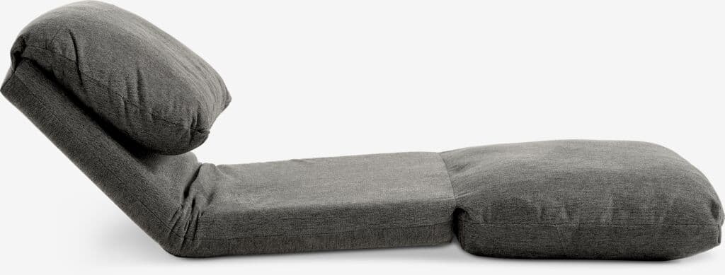 Cadeirão-cama VEGGER tecido cinzento