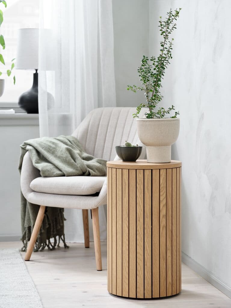 Pedestal SPODSBJERG Ø35 carvalho