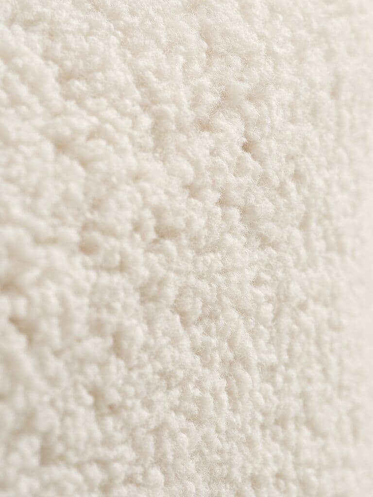 Pufe OREBO 84x45 teddy branco