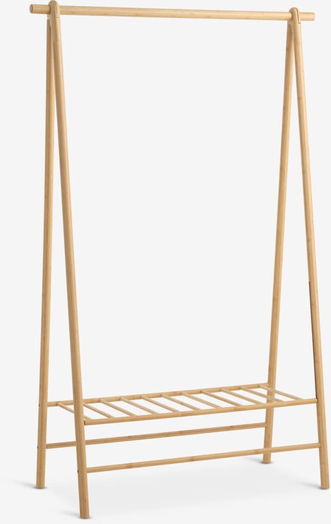 Suporte para cabides VANDSTED 1 prateleira bambu