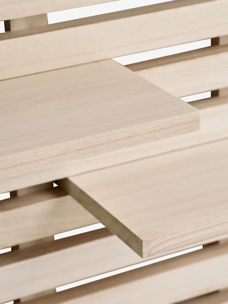 Estante parede KETTINGE 6 prateleiras natural