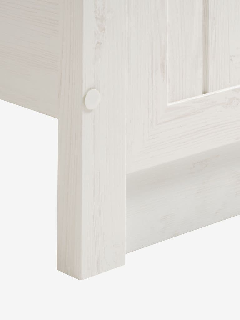 Estrutura de cama MARKSKEL 140x190 carvalho/branco