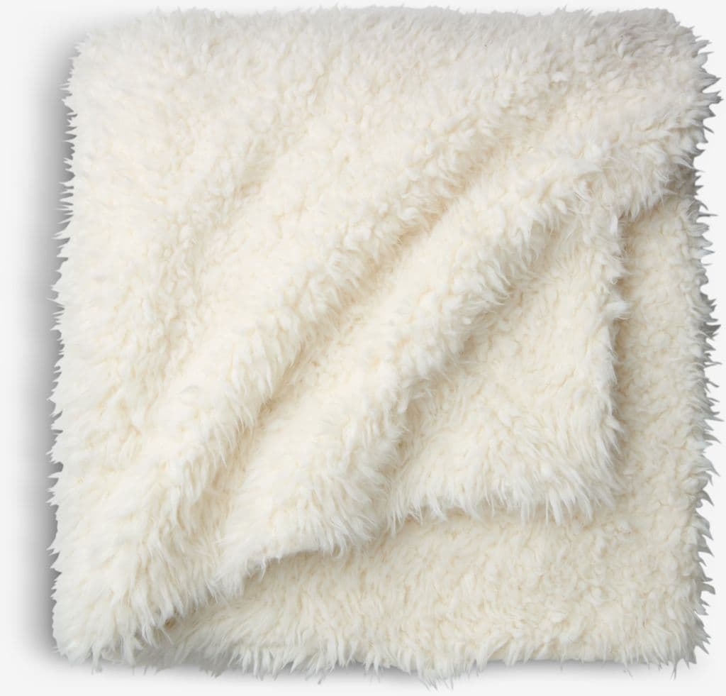 Manta BALLBLOM 130x180 branco