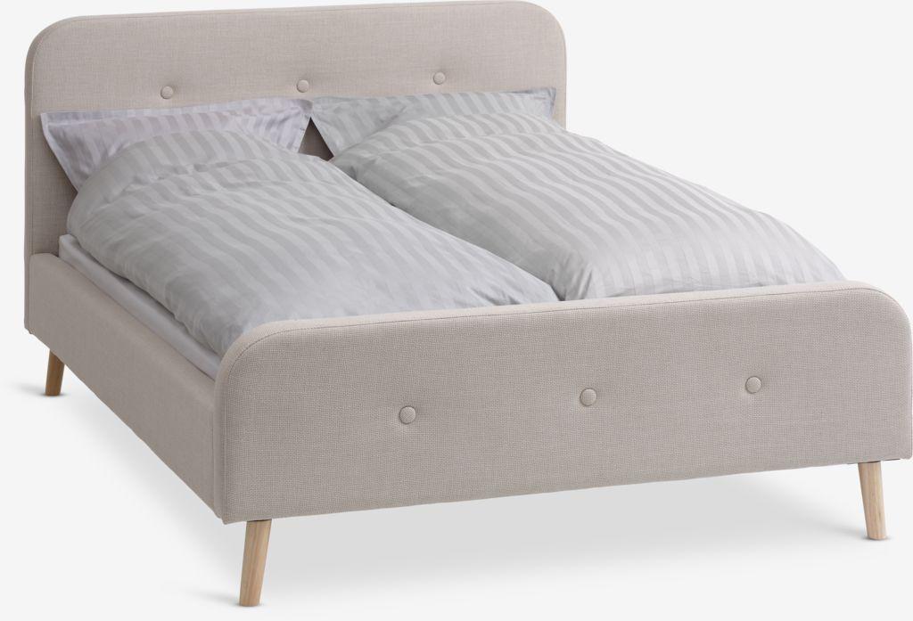 Estrutura de cama KONGSBERG 135x190 bege