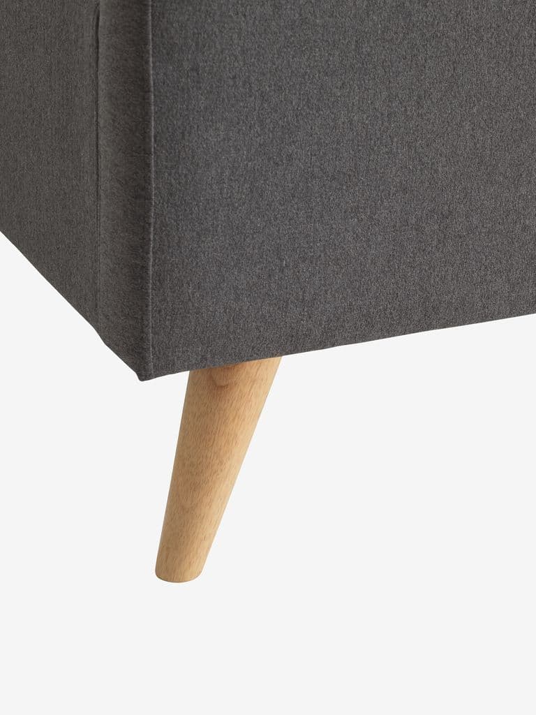 Estrutura de cama KONGSBERG 140x190 cinzento