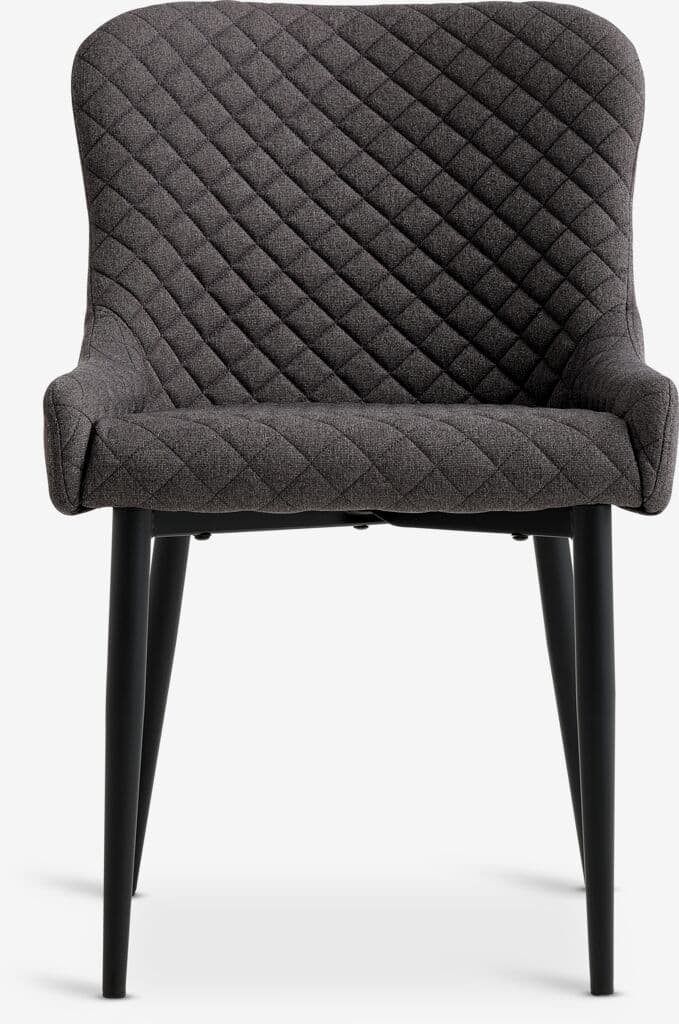 Cadeira de jantar PEBRINGE cinzento/preto