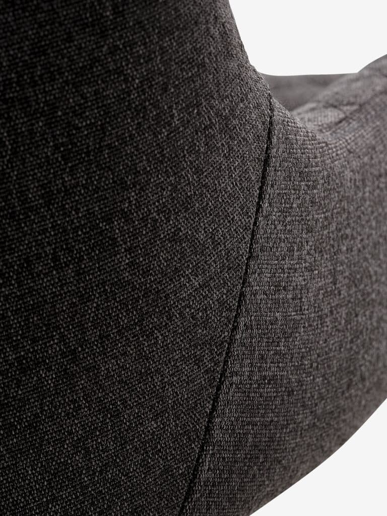 Cadeira de jantar PEBRINGE cinzento/preto