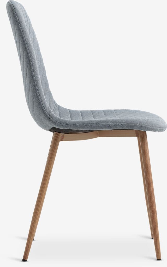 Cadeira de jantar JONSTRUP azul claro/carvalho