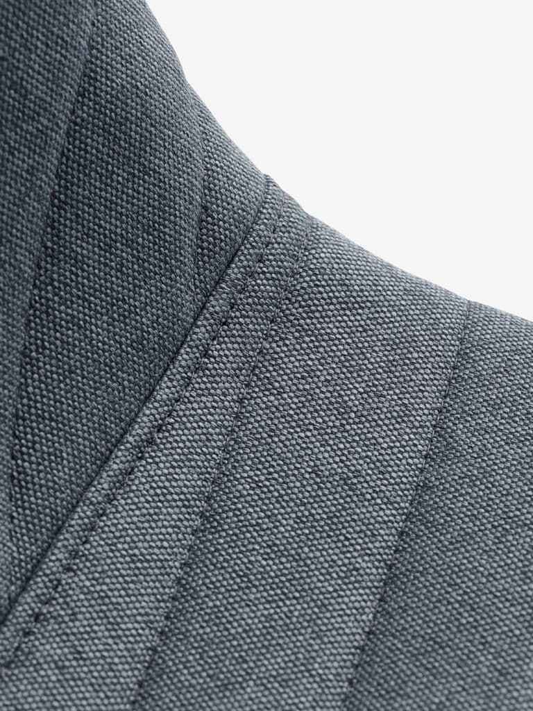 Cadeira de jantar JONSTRUP azul claro/carvalho
